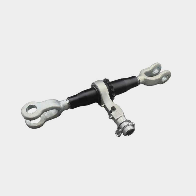 How does the locking mechanism in a custom ratchet tensioner ensure secure and reliable tensioning?